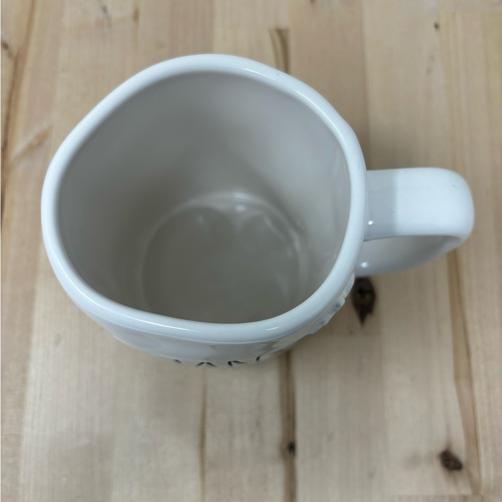 COPY - Rae Dunn NANA Mug White Ceramic with Flower & Black Lettering New - Picture 3 of 4